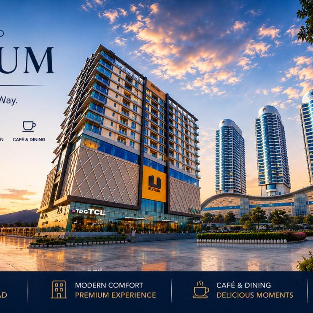 Elysium Tower Blue Area Islamabad opposite Centaurus Mall