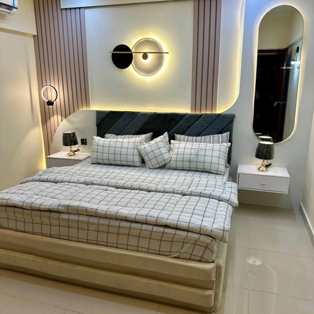Designer 1BR & 2BR Apartment in DHA With TV & AC